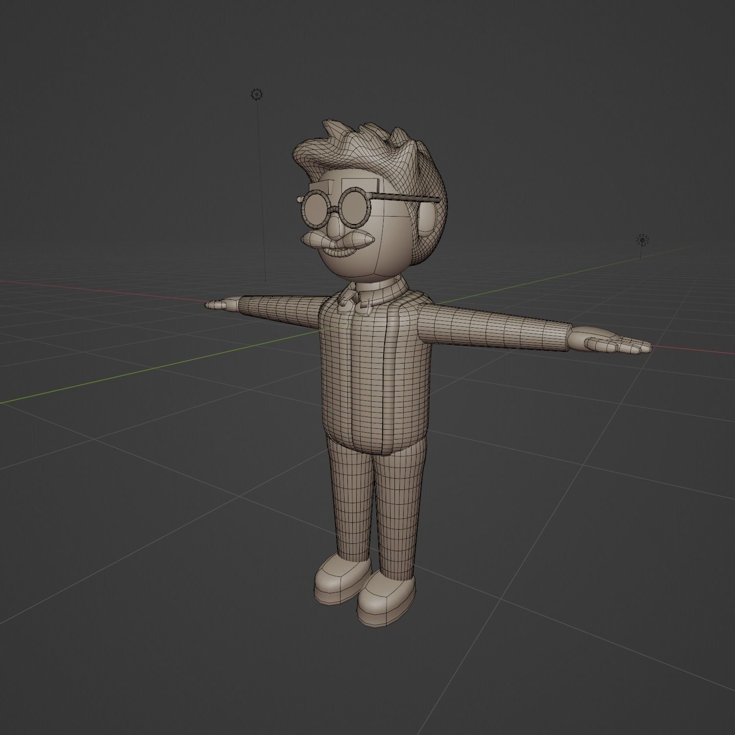 Cartoon character collection Low-poly 3D model_6