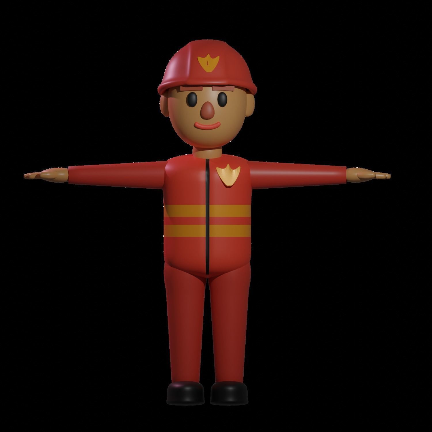 Cartoon character collection Low-poly 3D model_11
