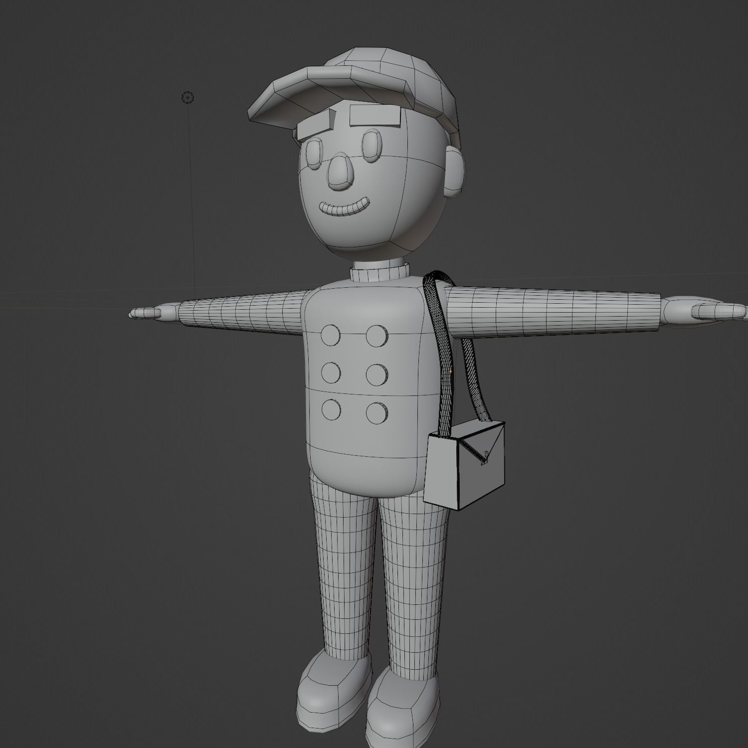 Cartoon character collection Low-poly 3D model_9