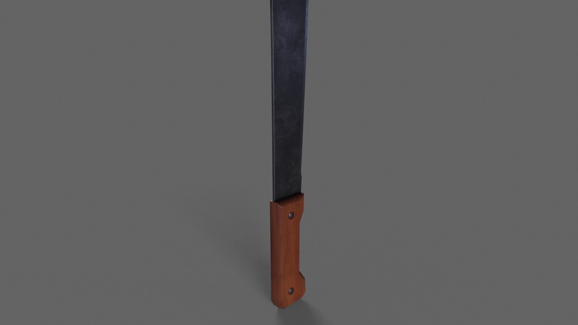 PBR Machete V2b Low-poly 3D model_9