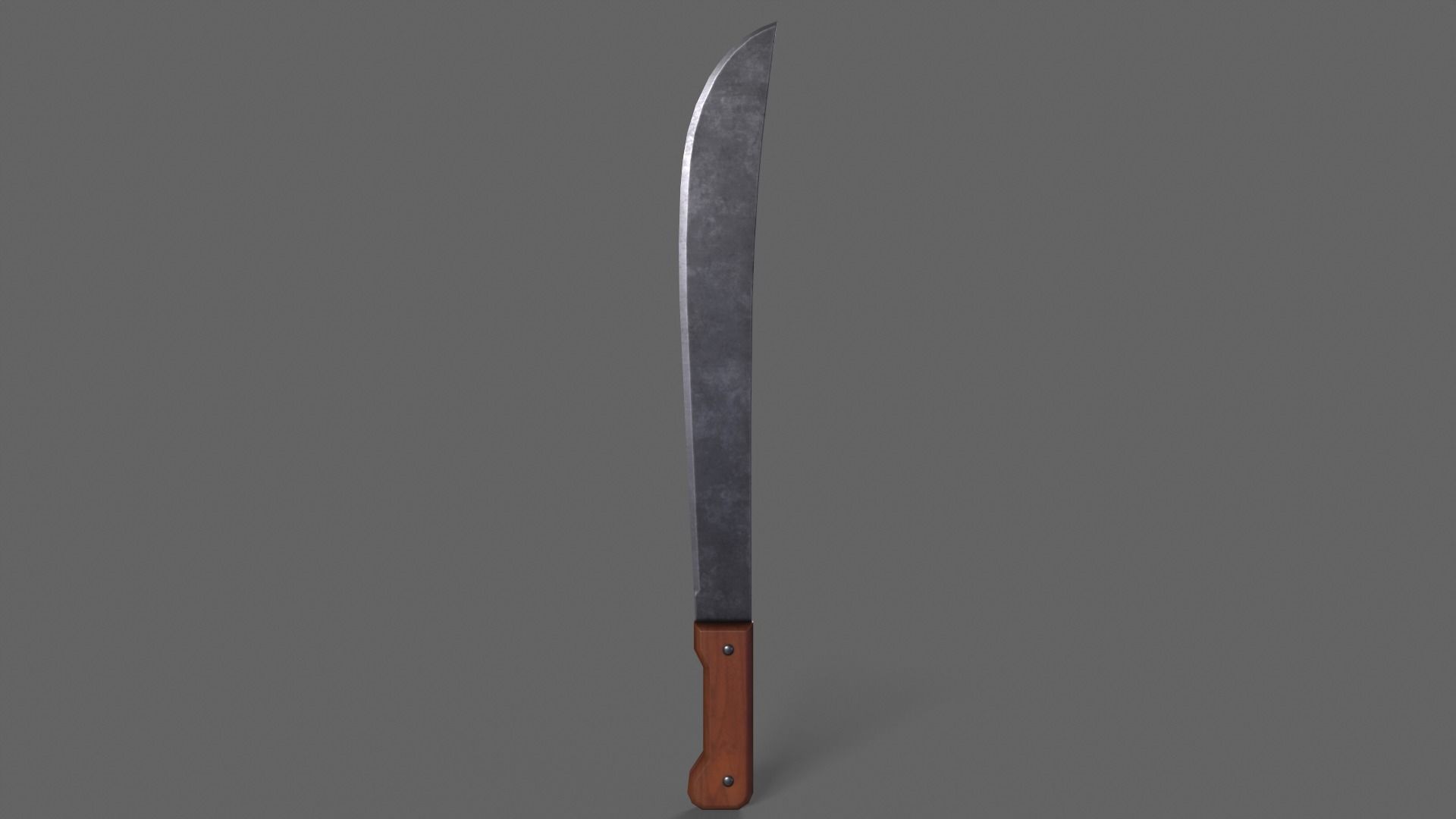 PBR Machete V2b Low-poly 3D model_3
