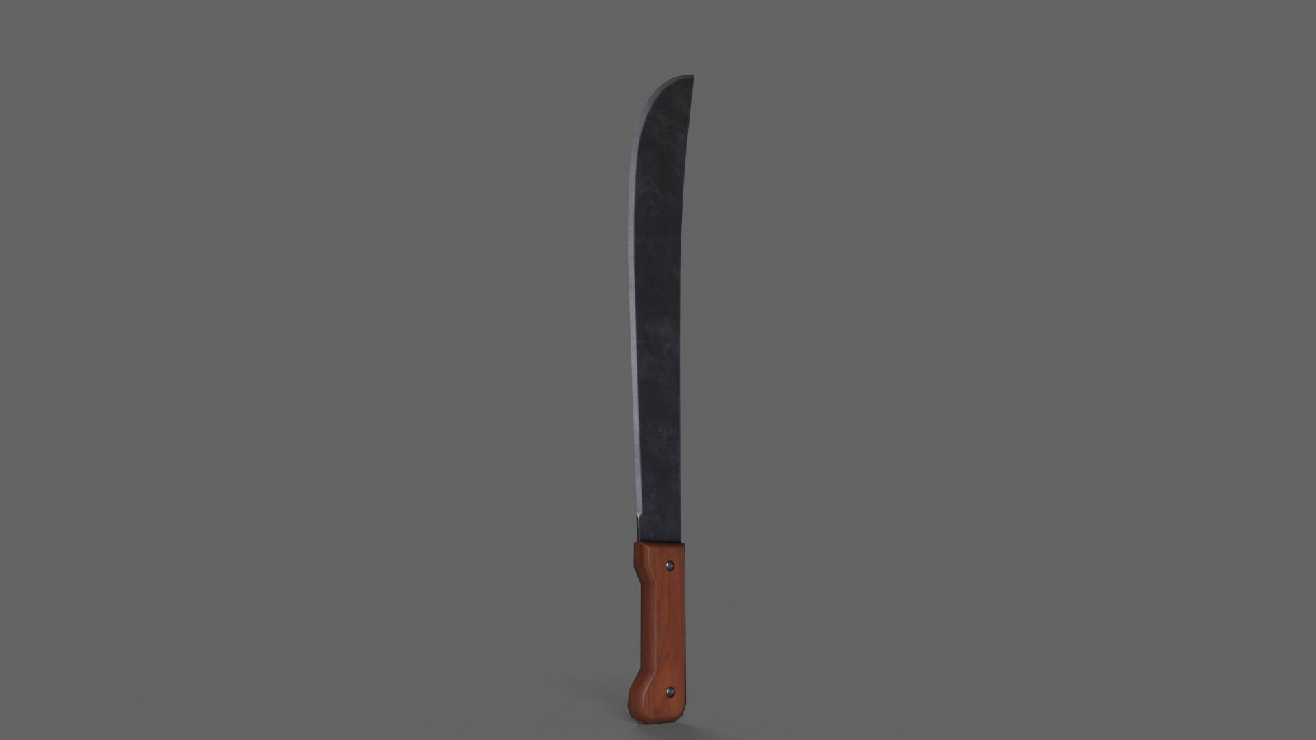 PBR Machete V2b Low-poly 3D model_6