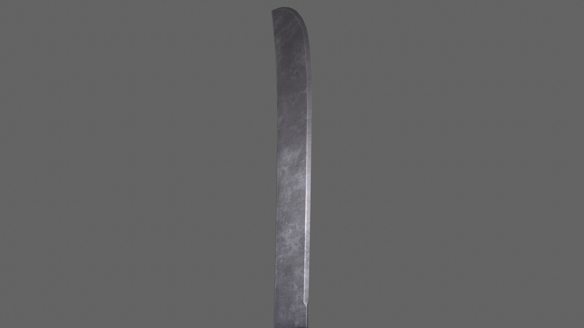 PBR Machete V2b Low-poly 3D model_12