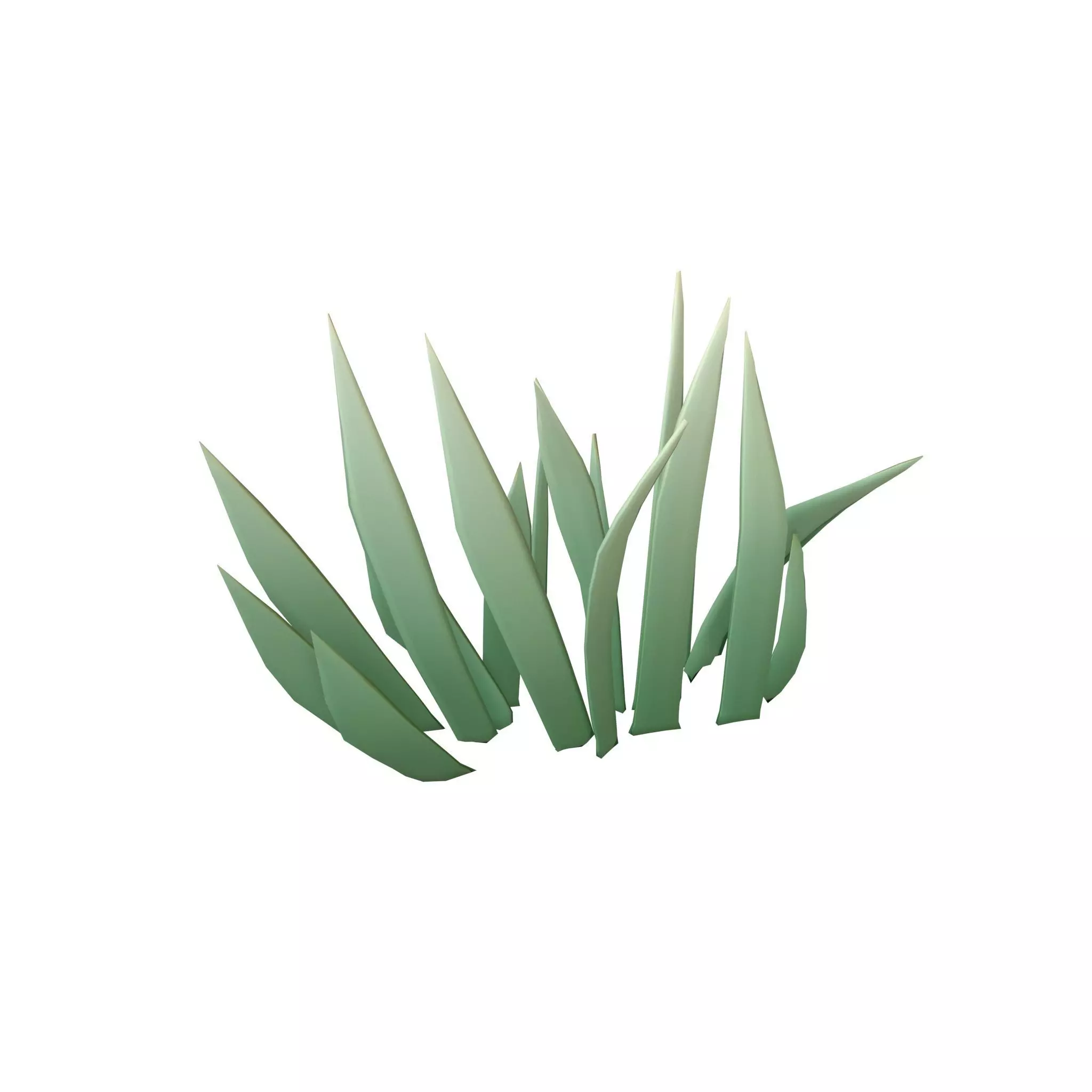 Cartoon Grass v1 002 Low-poly 3D model_0