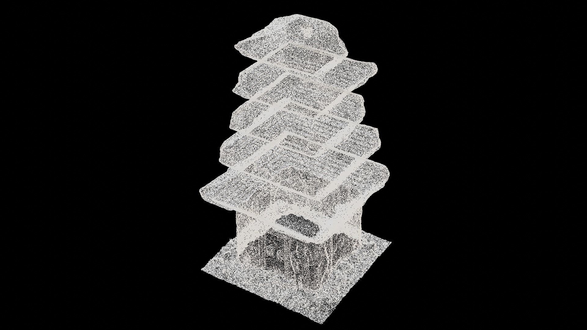 Five-story East Stone Pagoda at Janghang-ri Temple Site 3D model_5