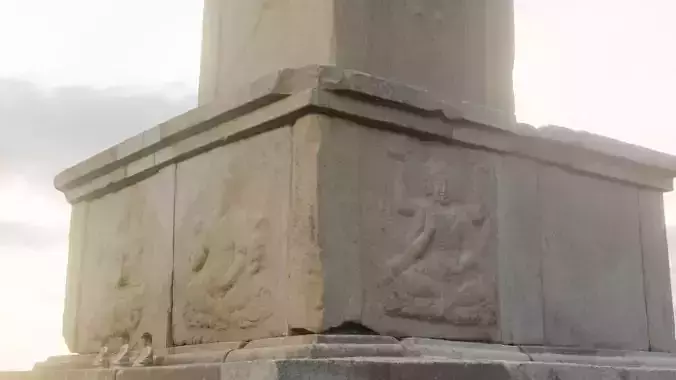 Three-story Stone Pagoda at Changnimsa Temple Site