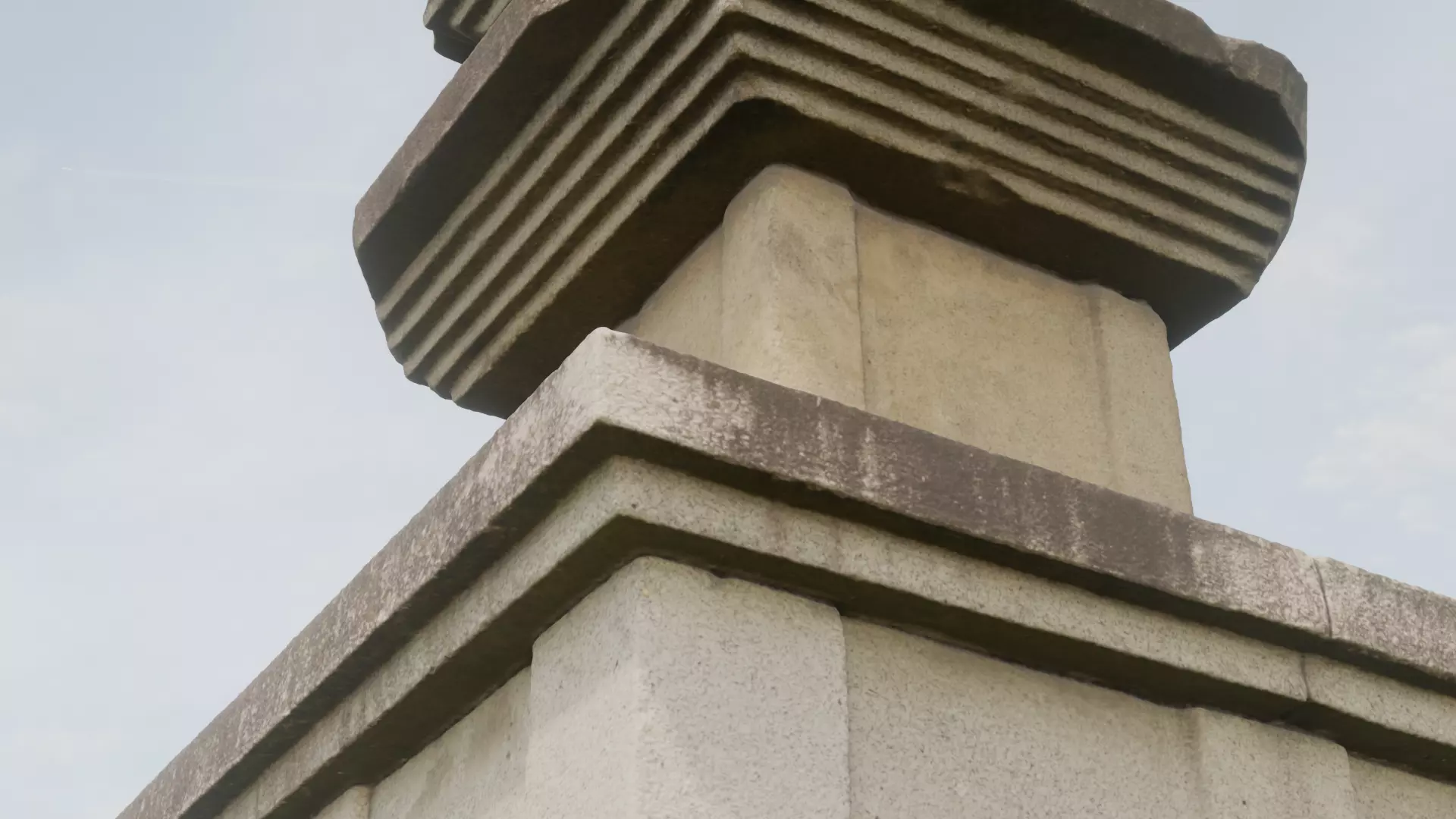 Three-story North Stone Pagoda at Namsa-ri 3D model_0