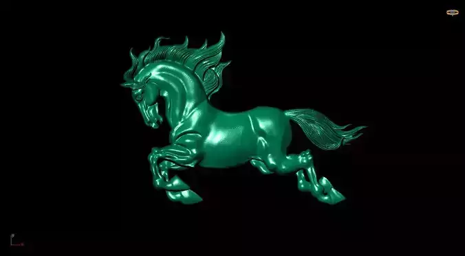 horse 3D print model 3D print model wallpaper hd