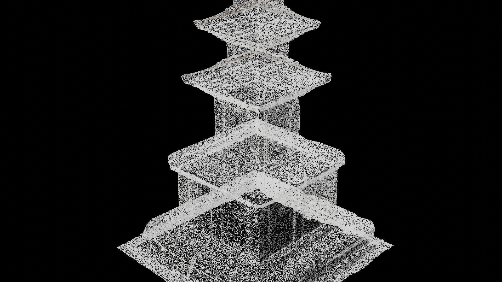 Three-story Stone Pagoda in Namsa-ri 3D model_5