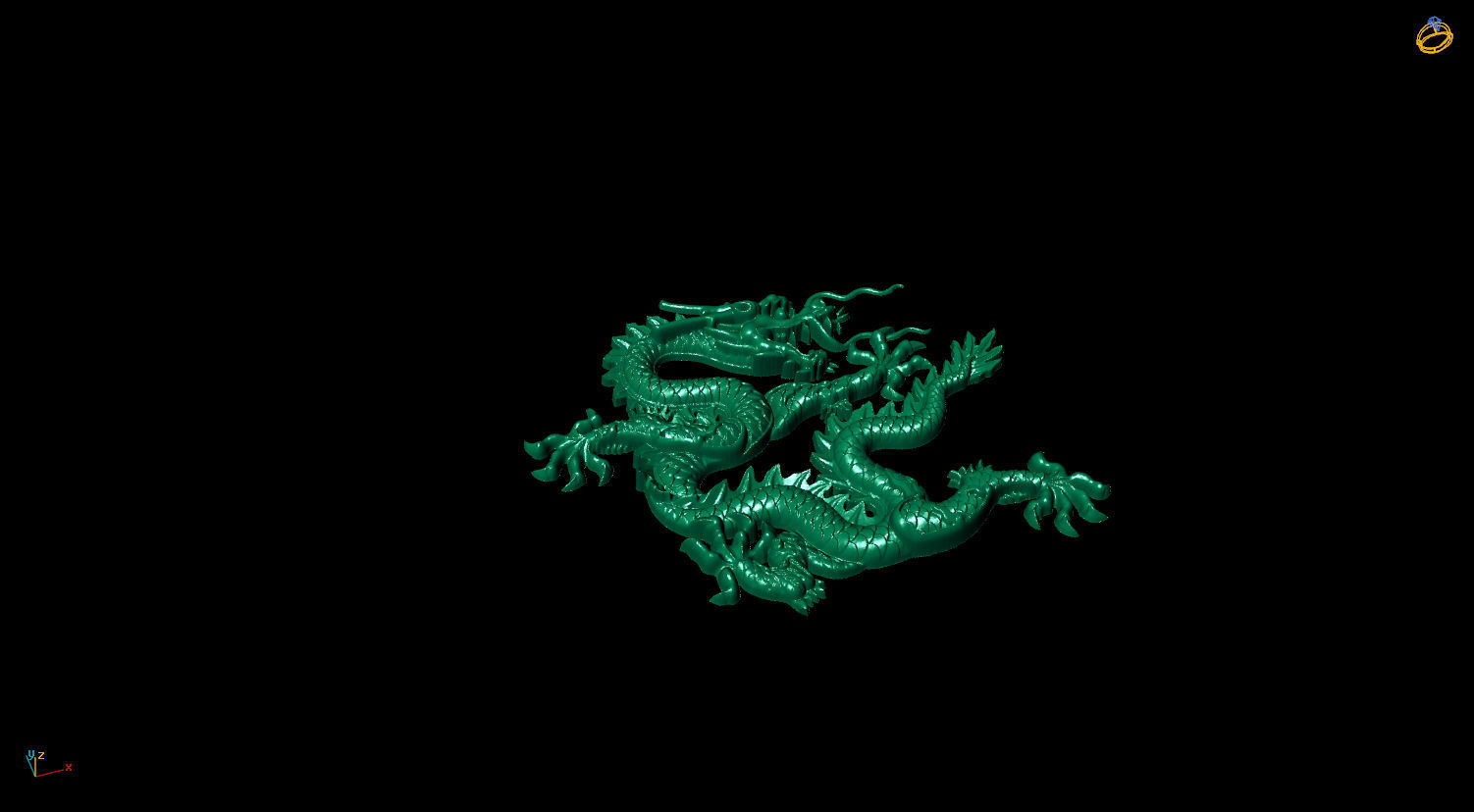 dragon 3D print model 3D print model chinese wallpaper 3D print model_1