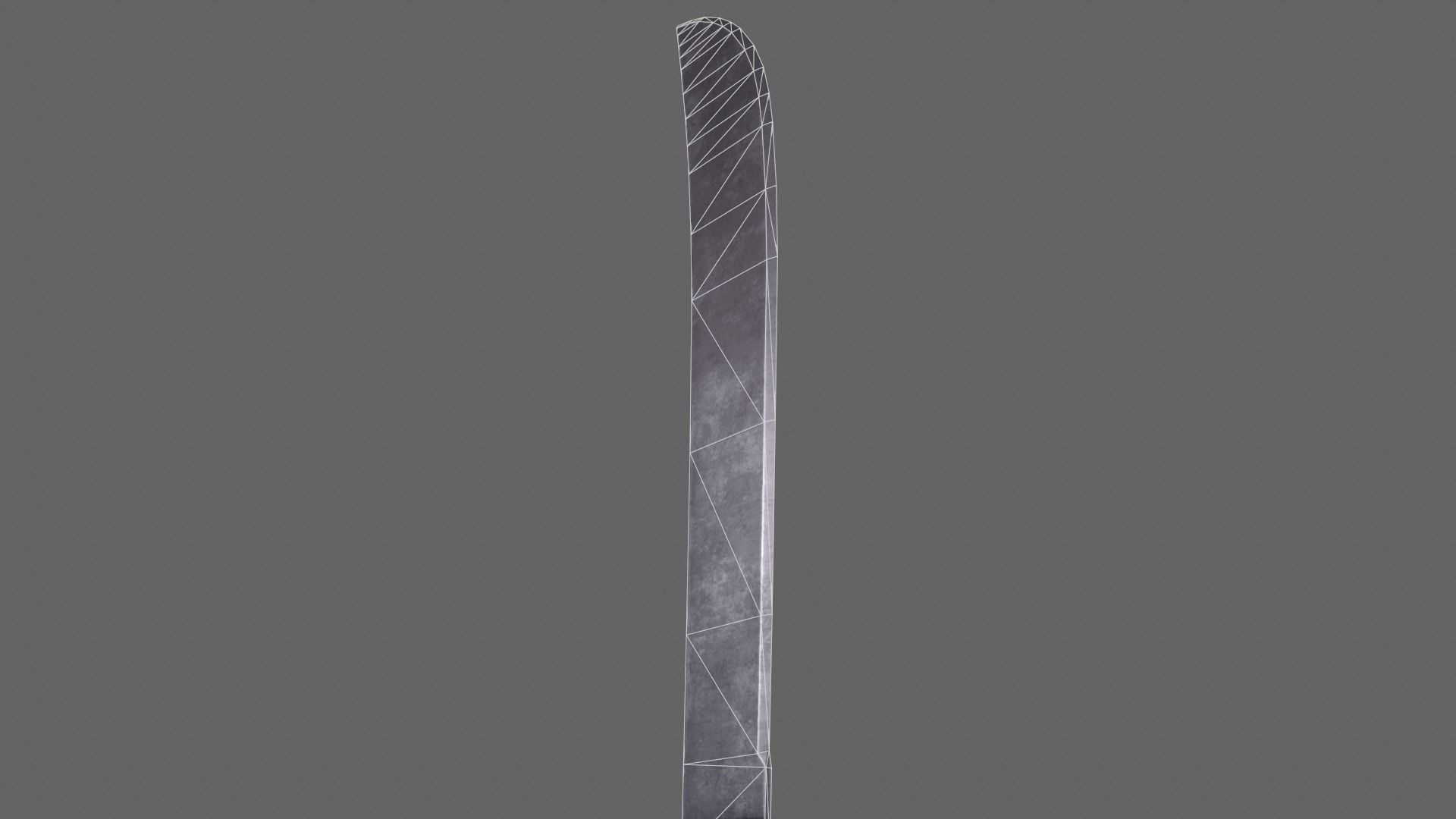 PBR Machete V3c Low-poly 3D model_13