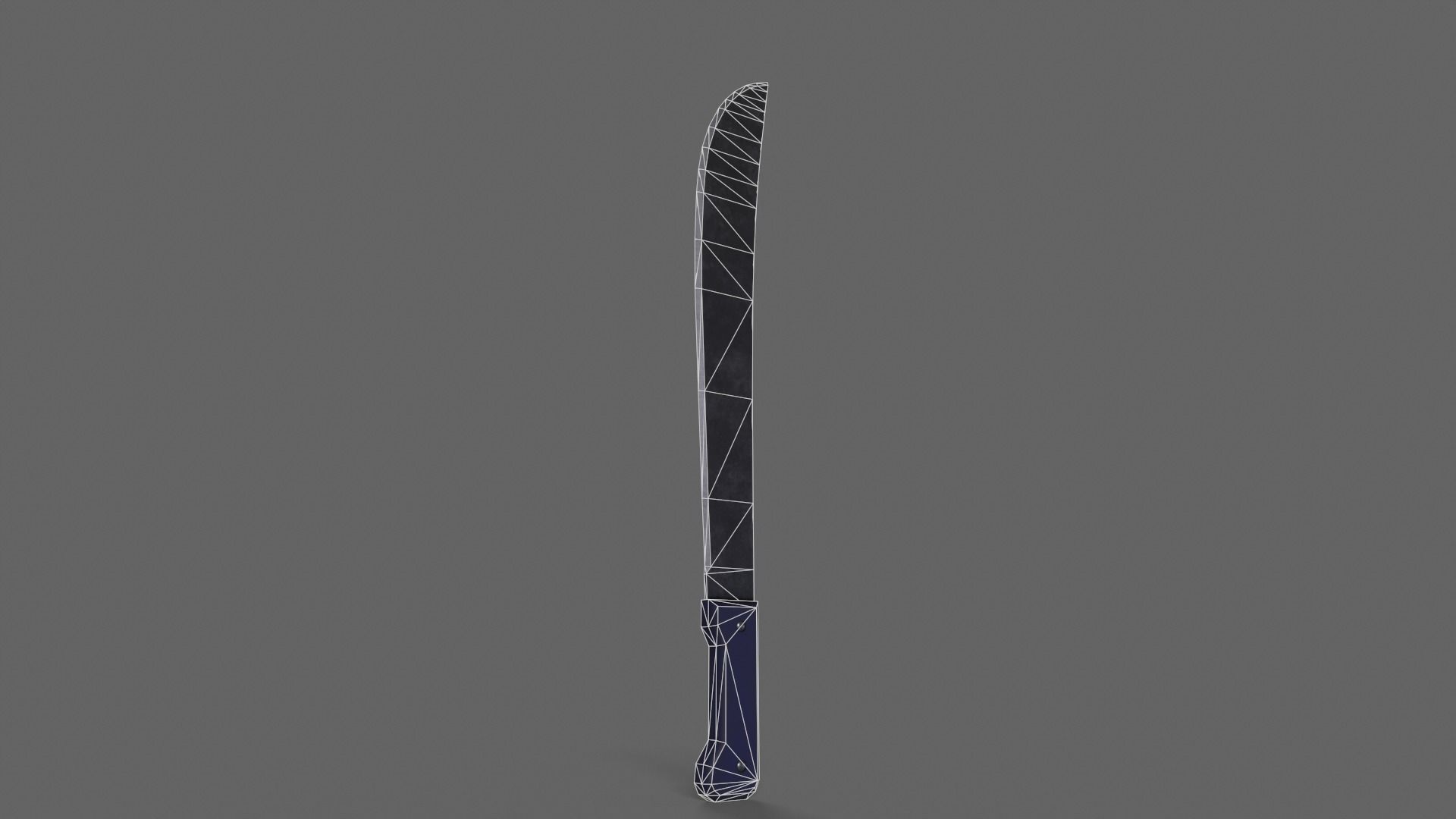 PBR Machete V3c Low-poly 3D model_7