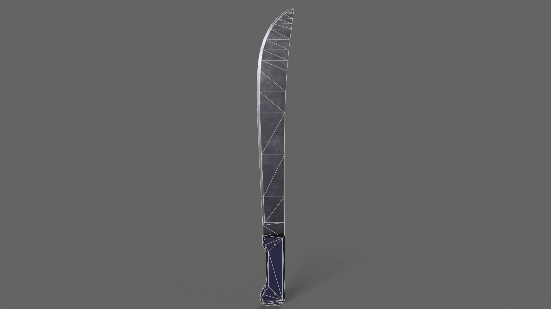 PBR Machete V3c Low-poly 3D model_4