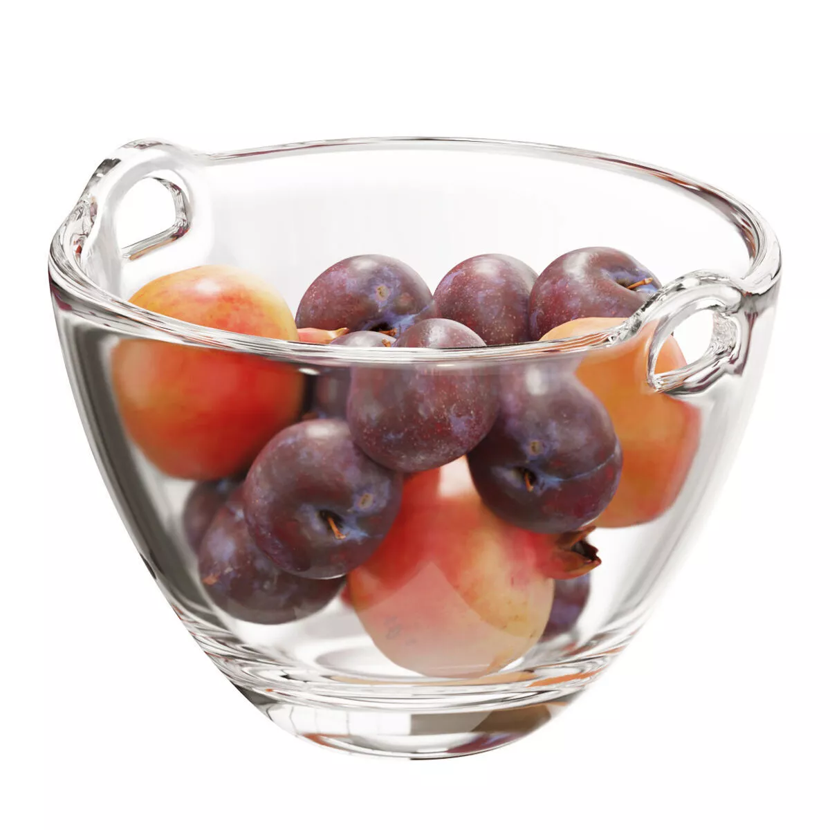 Ono fruit salad bowl set 01 3D model