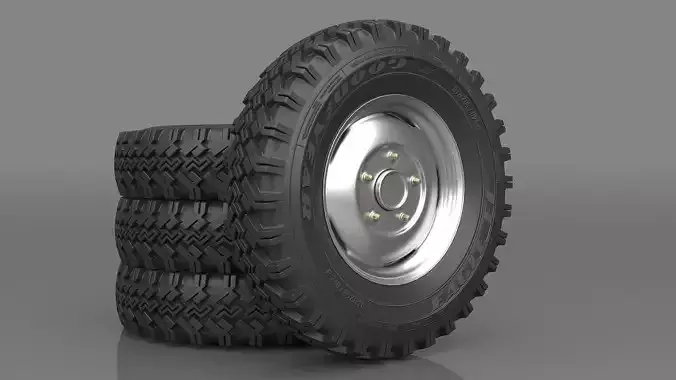 Realistic Truck Tire