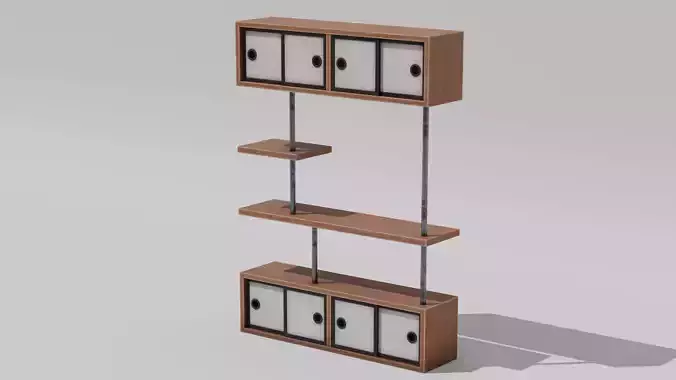 Japanese Furniture Kit - medium shelves