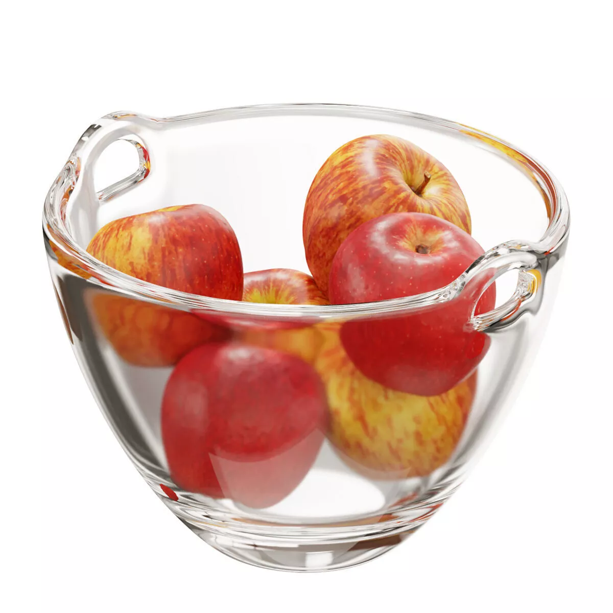 Ono fruit salad bowl set 04 3D model