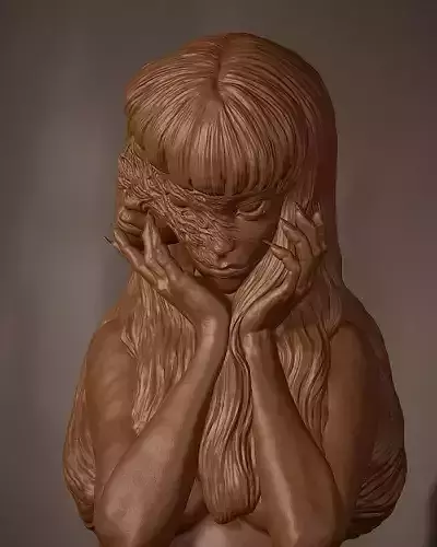 Tomie Junji ito 3D Model 3D print model