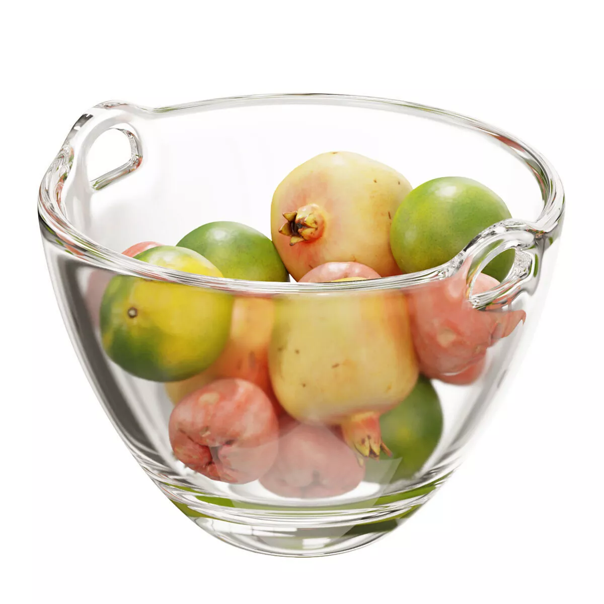 Ono fruit salad bowl set 05 3D model