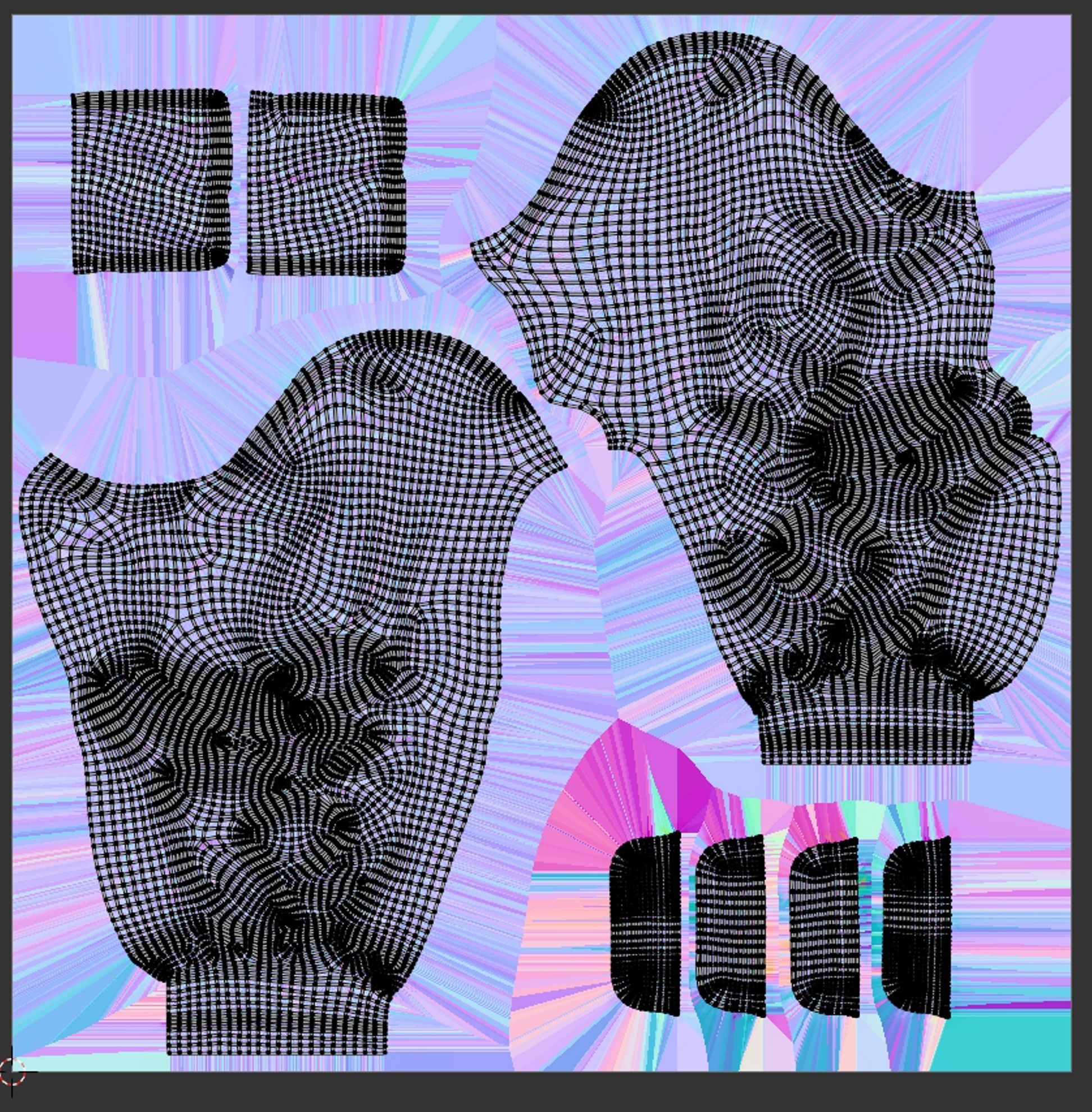 FPS First Person Arms - 04 Low-poly 3D model_27