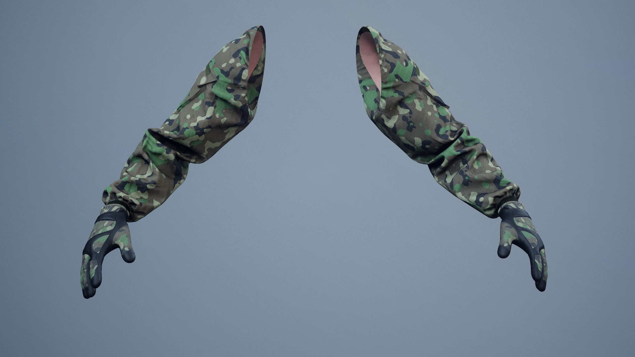 FPS First Person Arms - 04 Low-poly 3D model_5