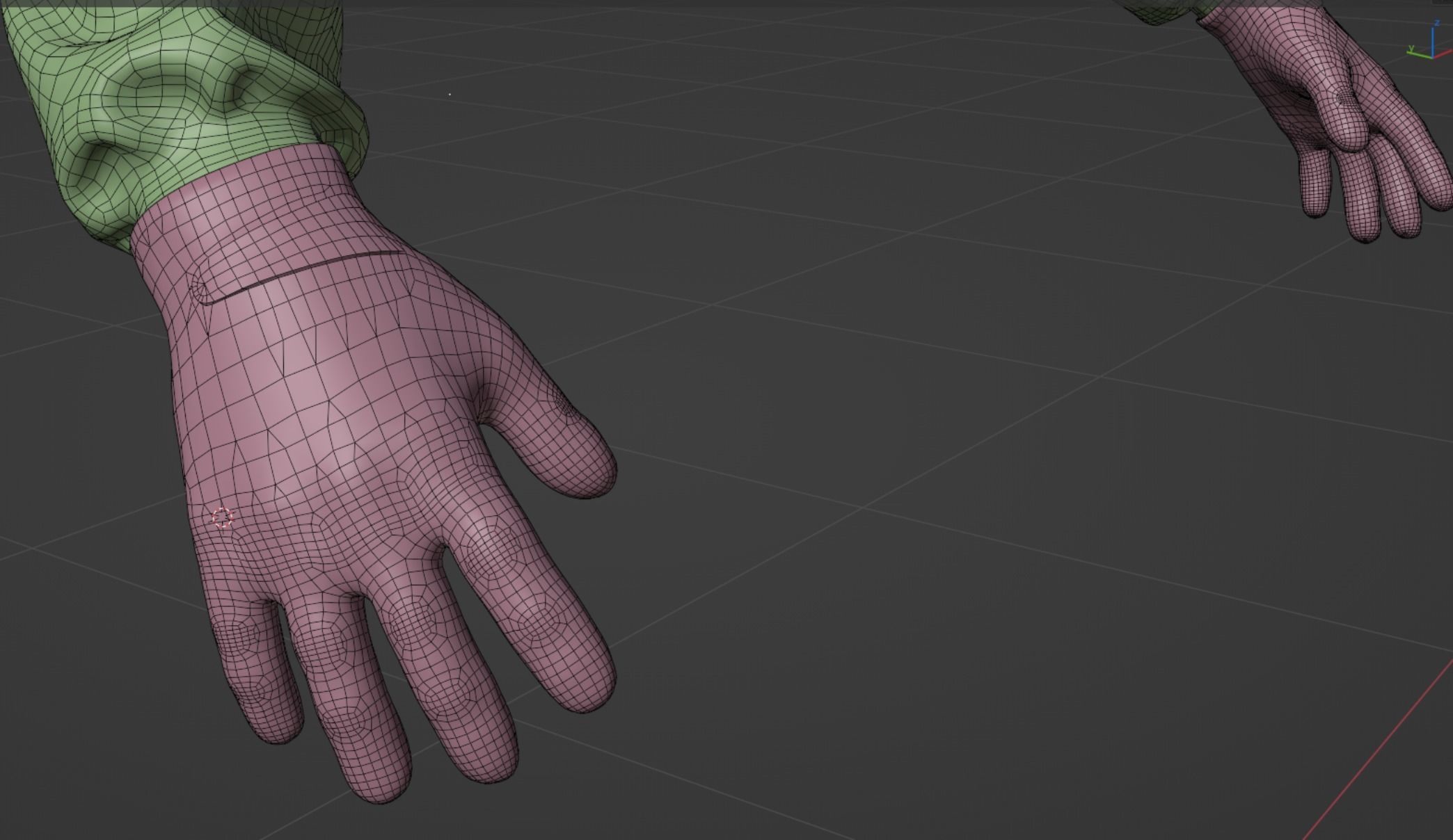 FPS First Person Arms - 04 Low-poly 3D model_23