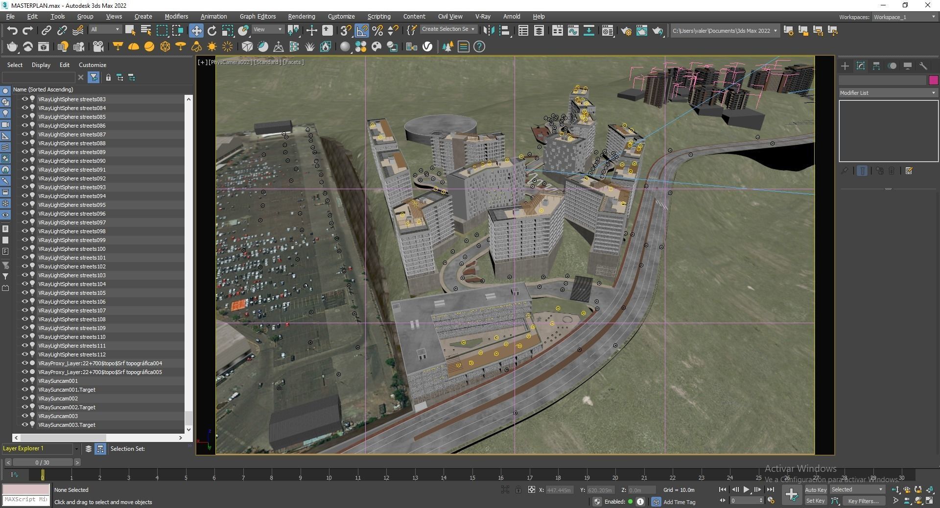 Mixed Used Masterplan Buildings 3D model_19