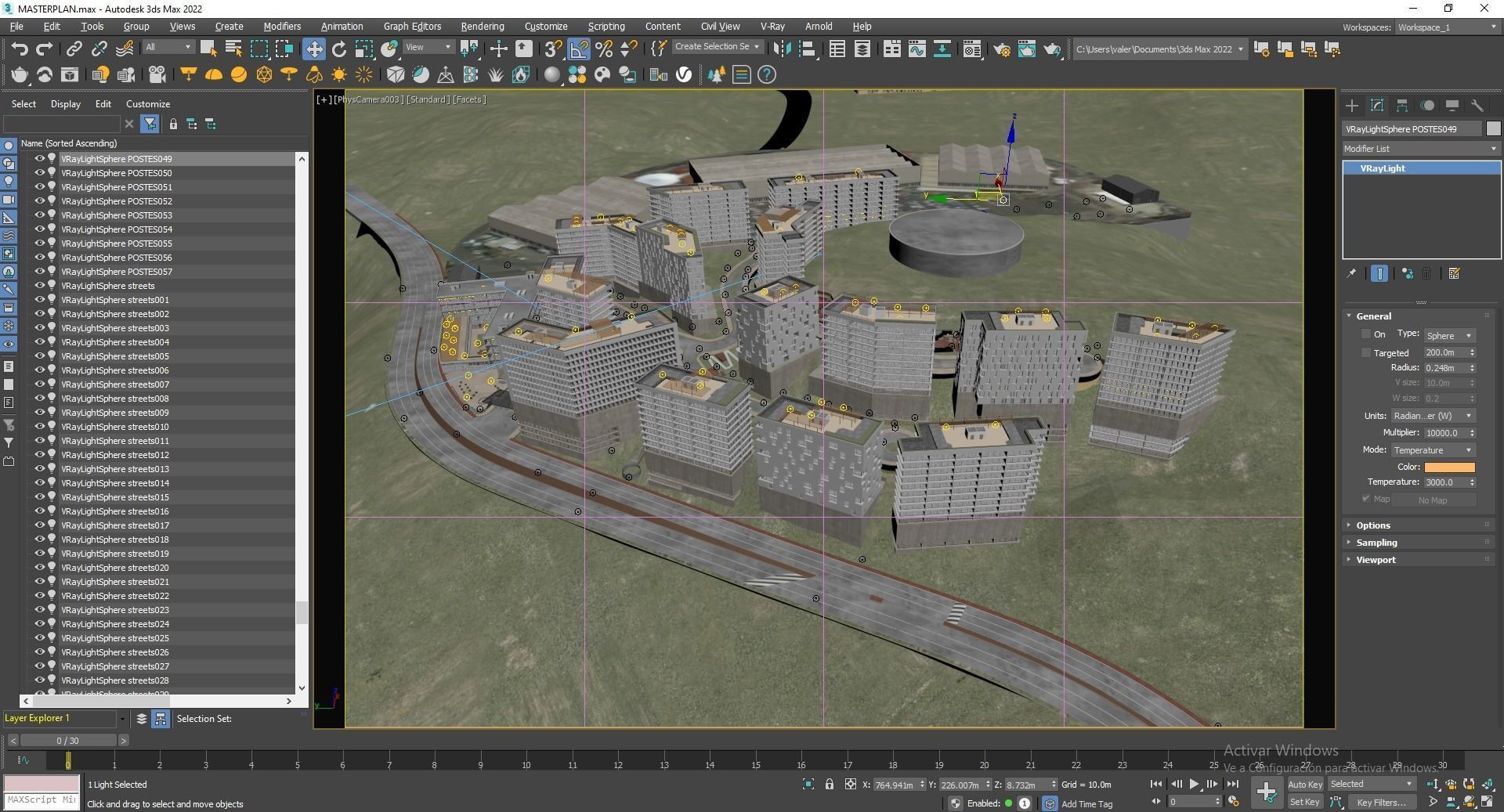 Mixed Used Masterplan Buildings 3D model_20