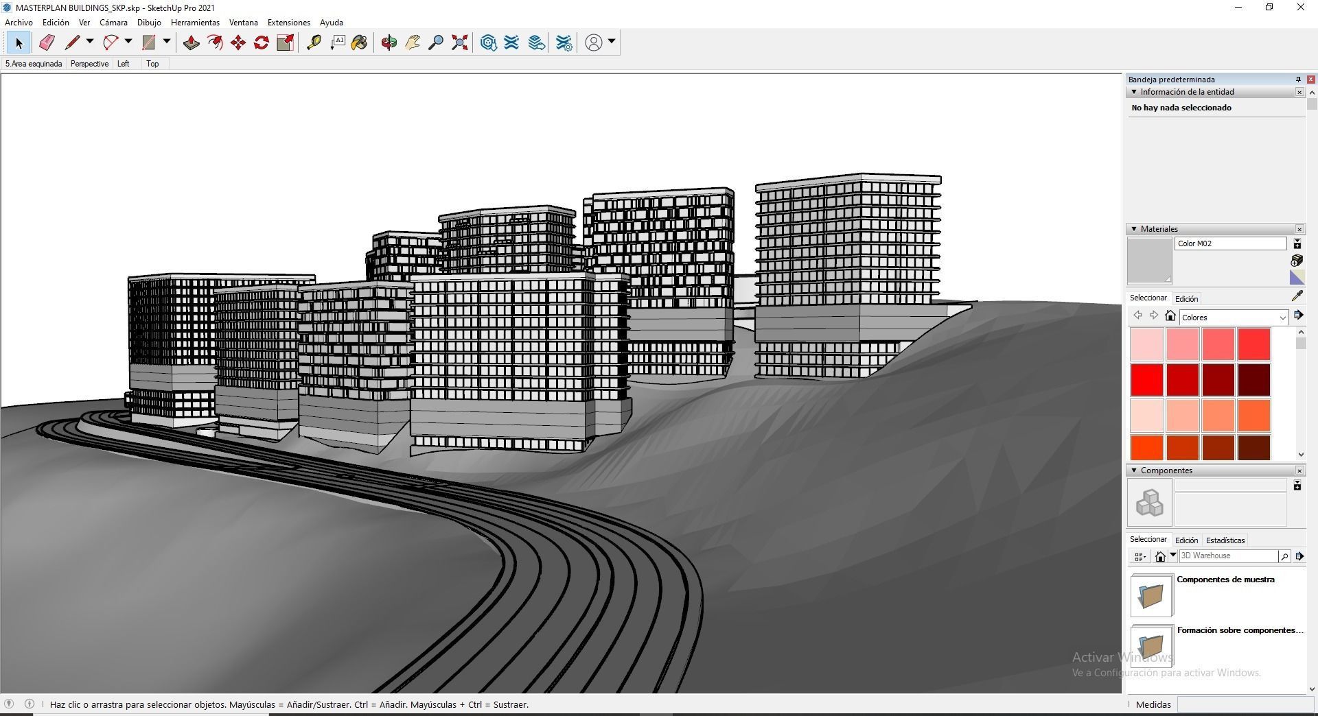 Mixed Used Masterplan Buildings 3D model_17