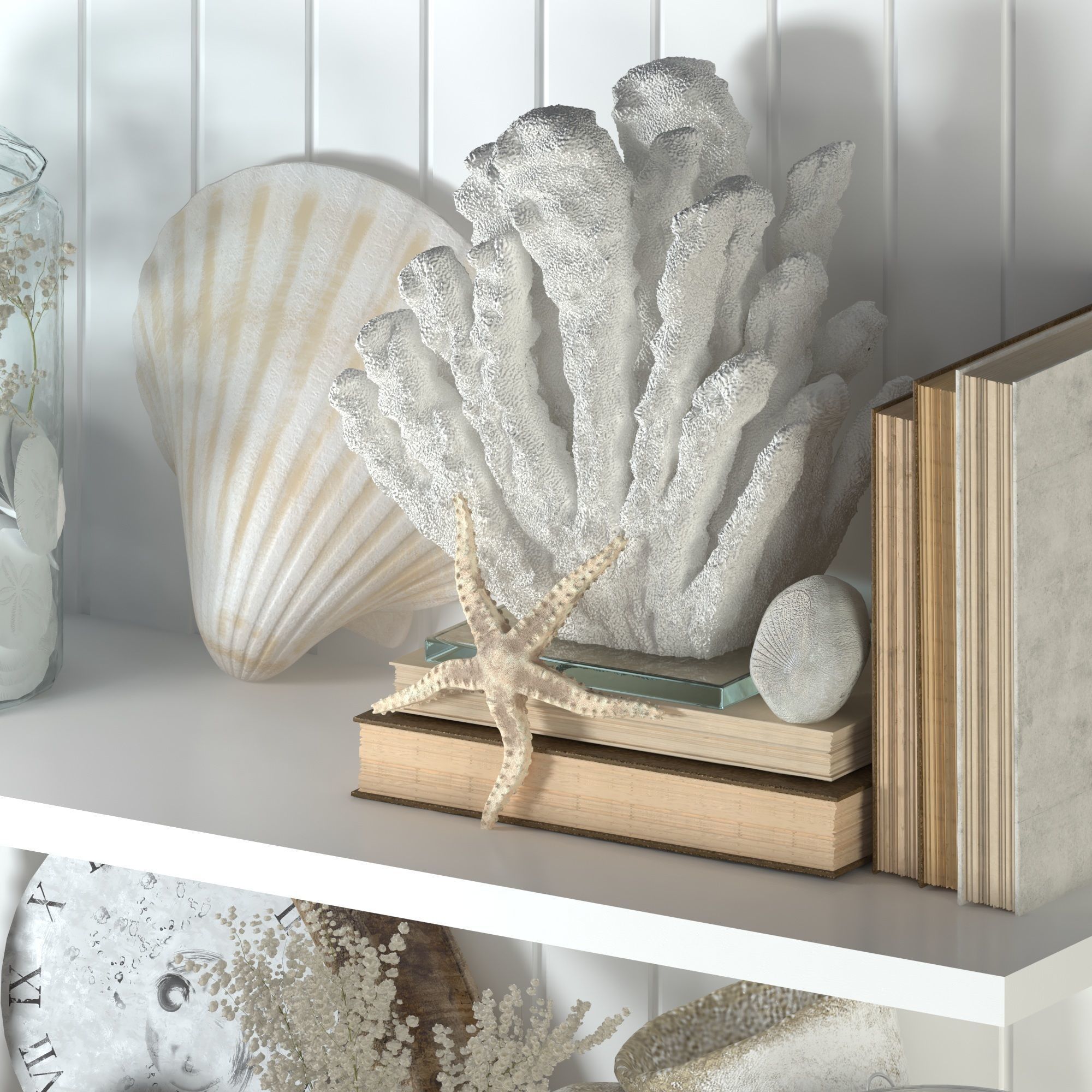 Decorative set 02 3D model_5