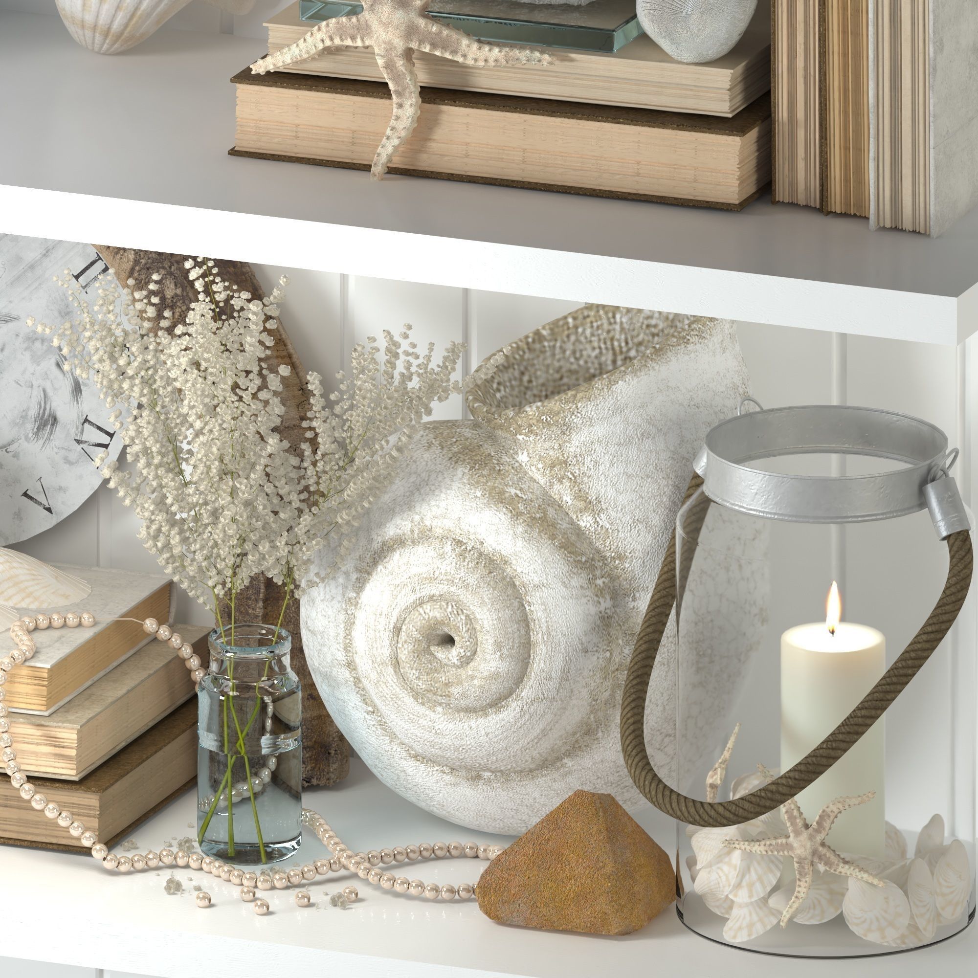 Decorative set 02 3D model_2