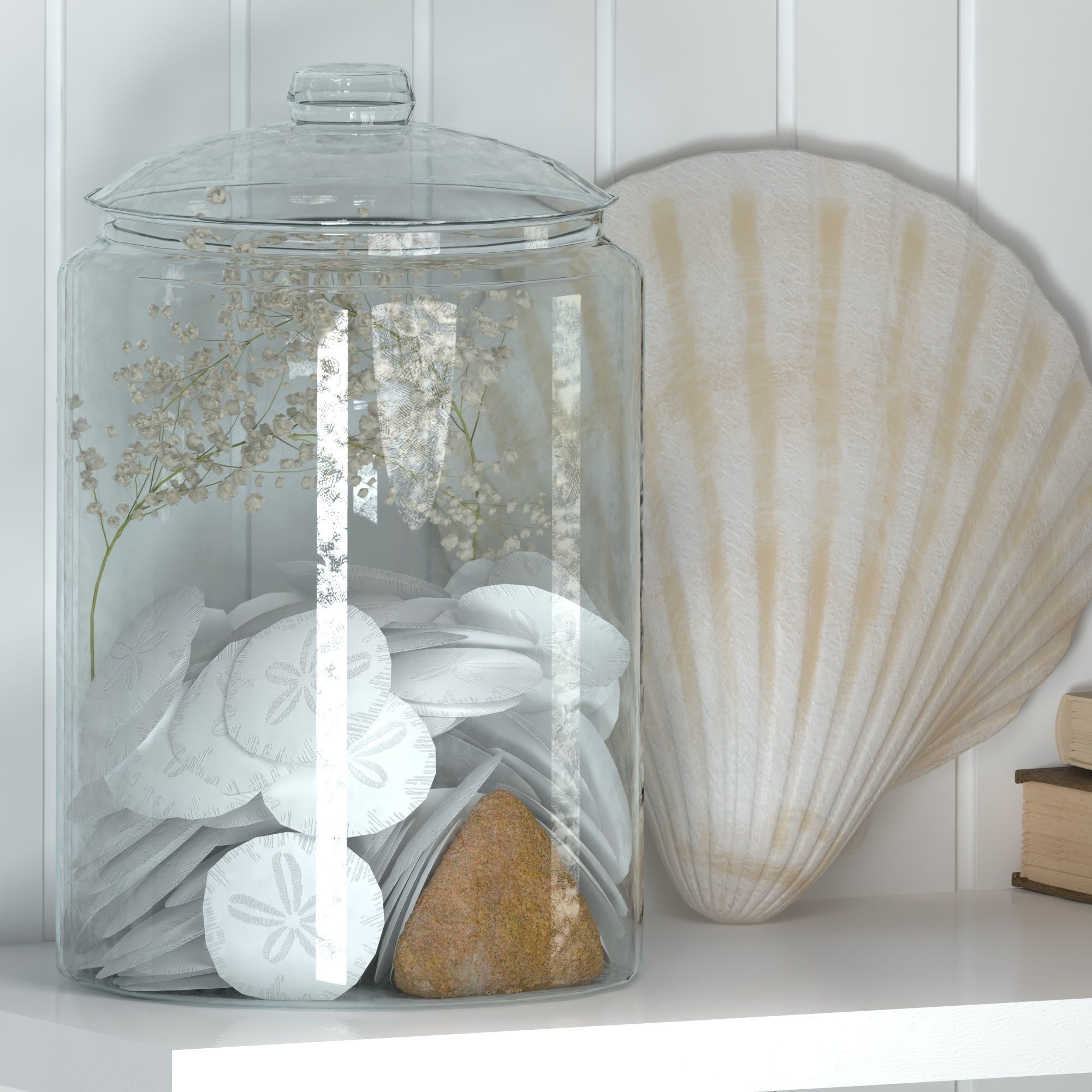 Decorative set 02 3D model_3