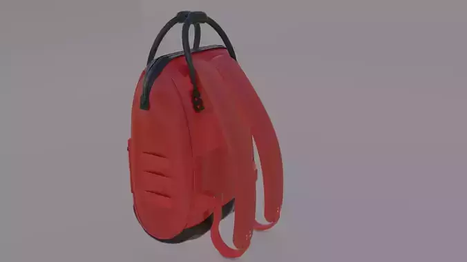 3d realistic bag backpack