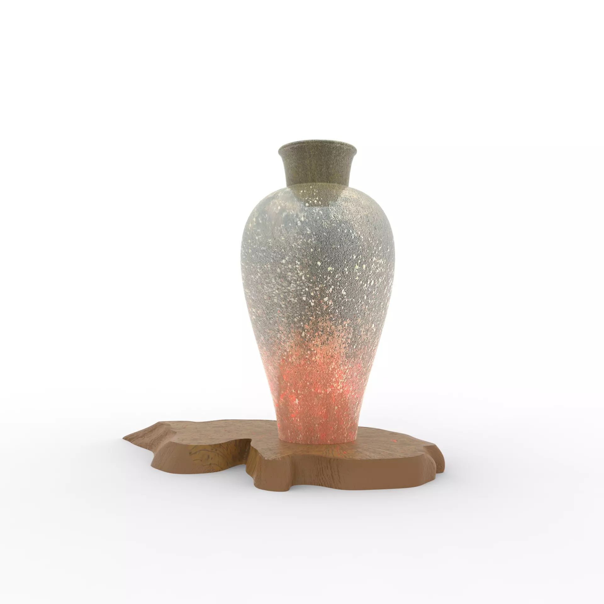 Shigaraki-like jar 3D model_0