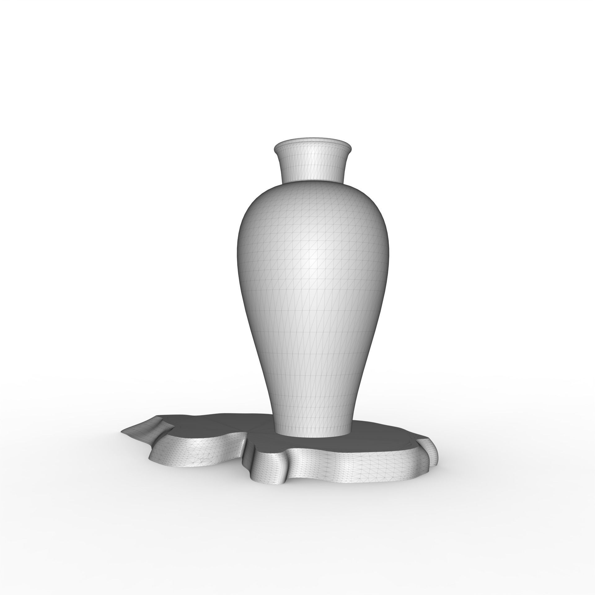Shigaraki-like jar 3D model_3