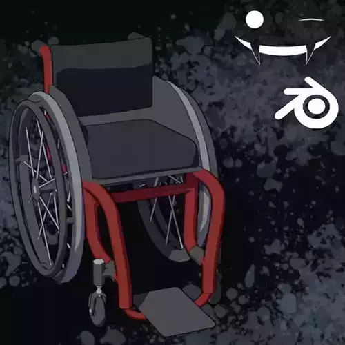 Stylized Manual Wheelchair