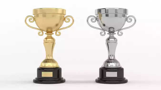 Cups Trophy 3D model