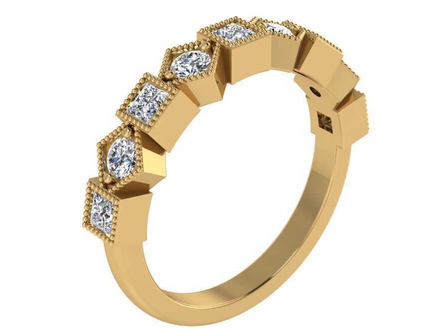 Diamond Band 1886 3D print model 3D print model_1