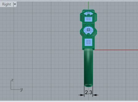 Diamond Band 1886 3D print model 3D print model_6