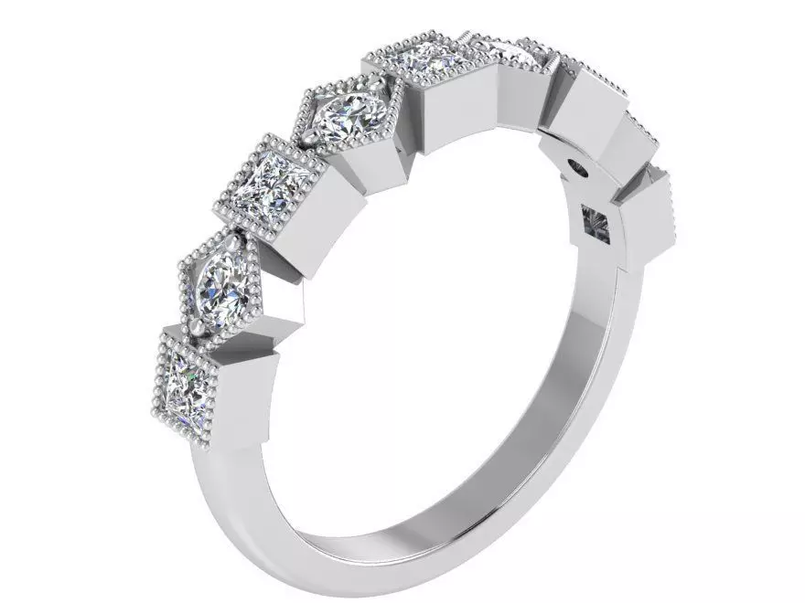 Diamond Band 1886 3D print model 3D print model_0