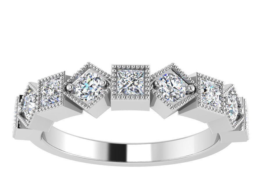 Diamond Band 1886 3D print model 3D print model_2