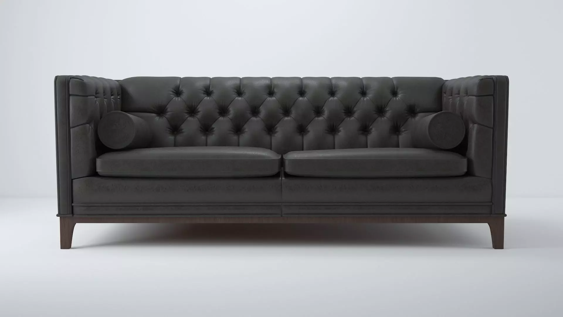 Ethan Allen Anderson Leather Sofa 3D model