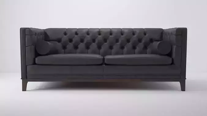 Ethan Allen Anderson Leather Sofa