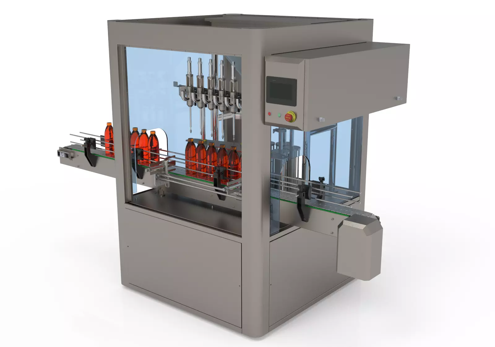 Filling Machine For bottels 3D print model_0