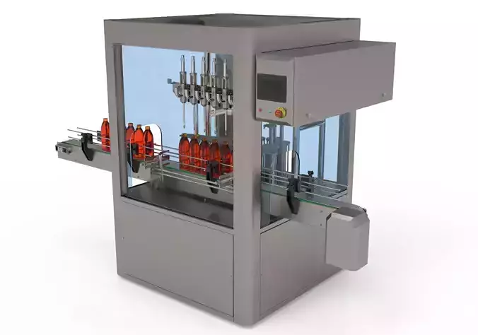Filling Machine For bottels 3D print model
