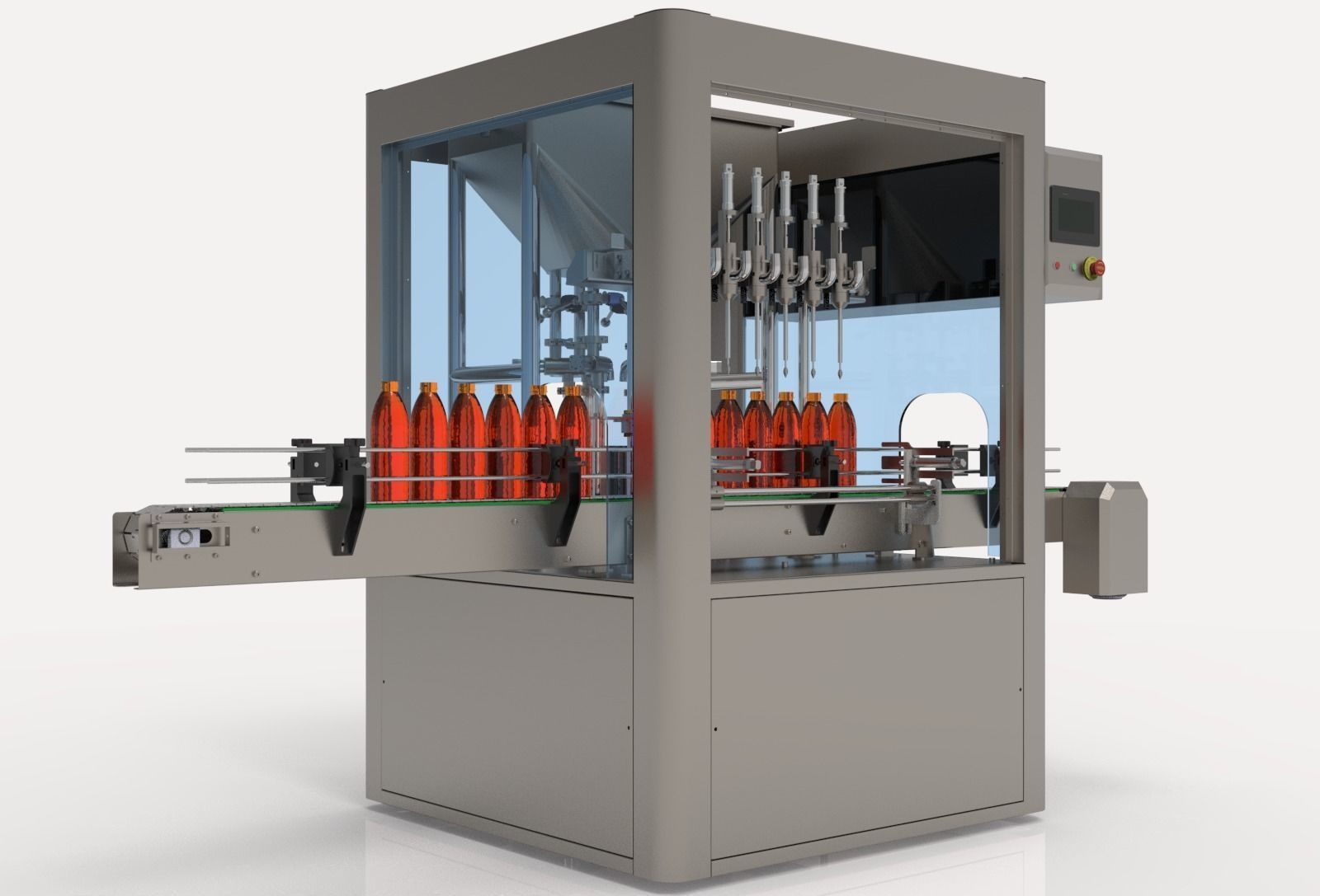 Filling Machine For bottels 3D print model_2