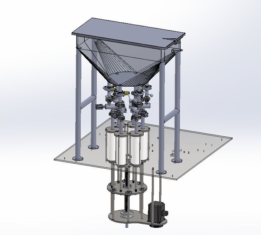 Filling Machine For bottels 3D print model_5