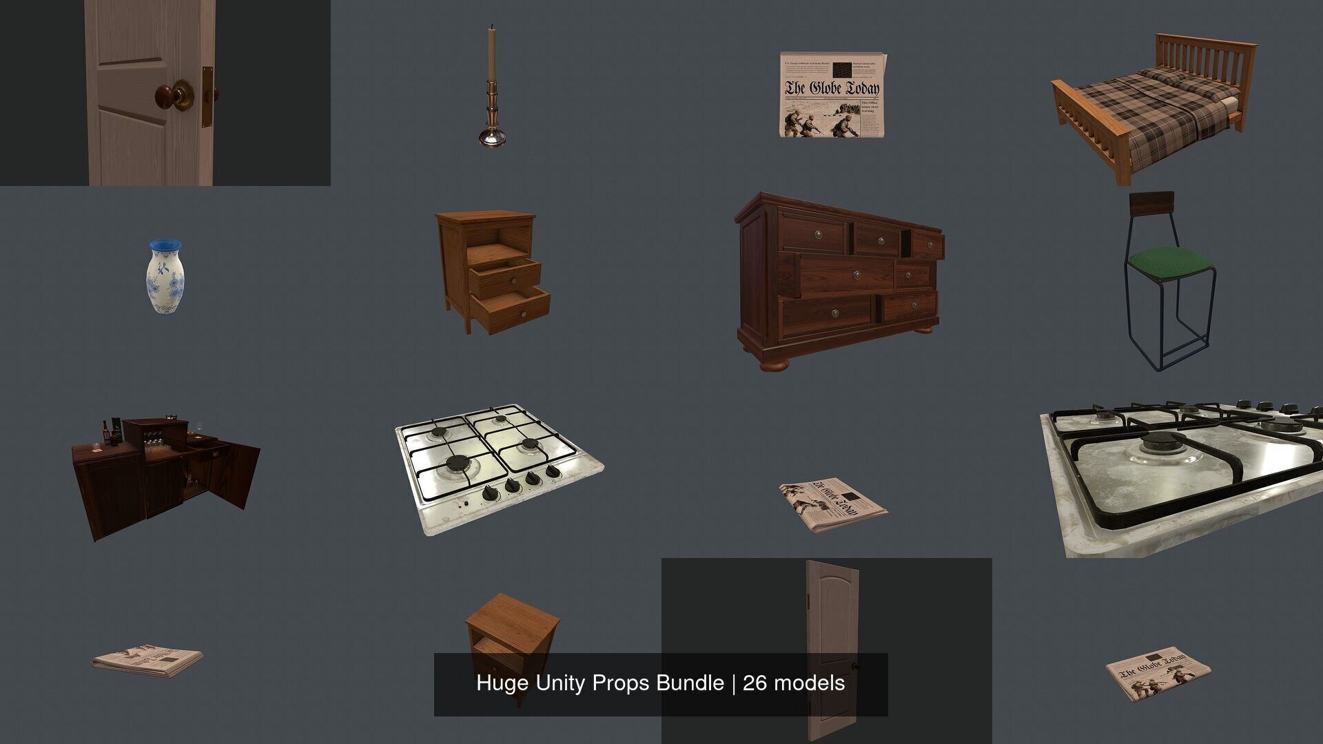 Huge Unity Props Bundle 3D Model Collection_2