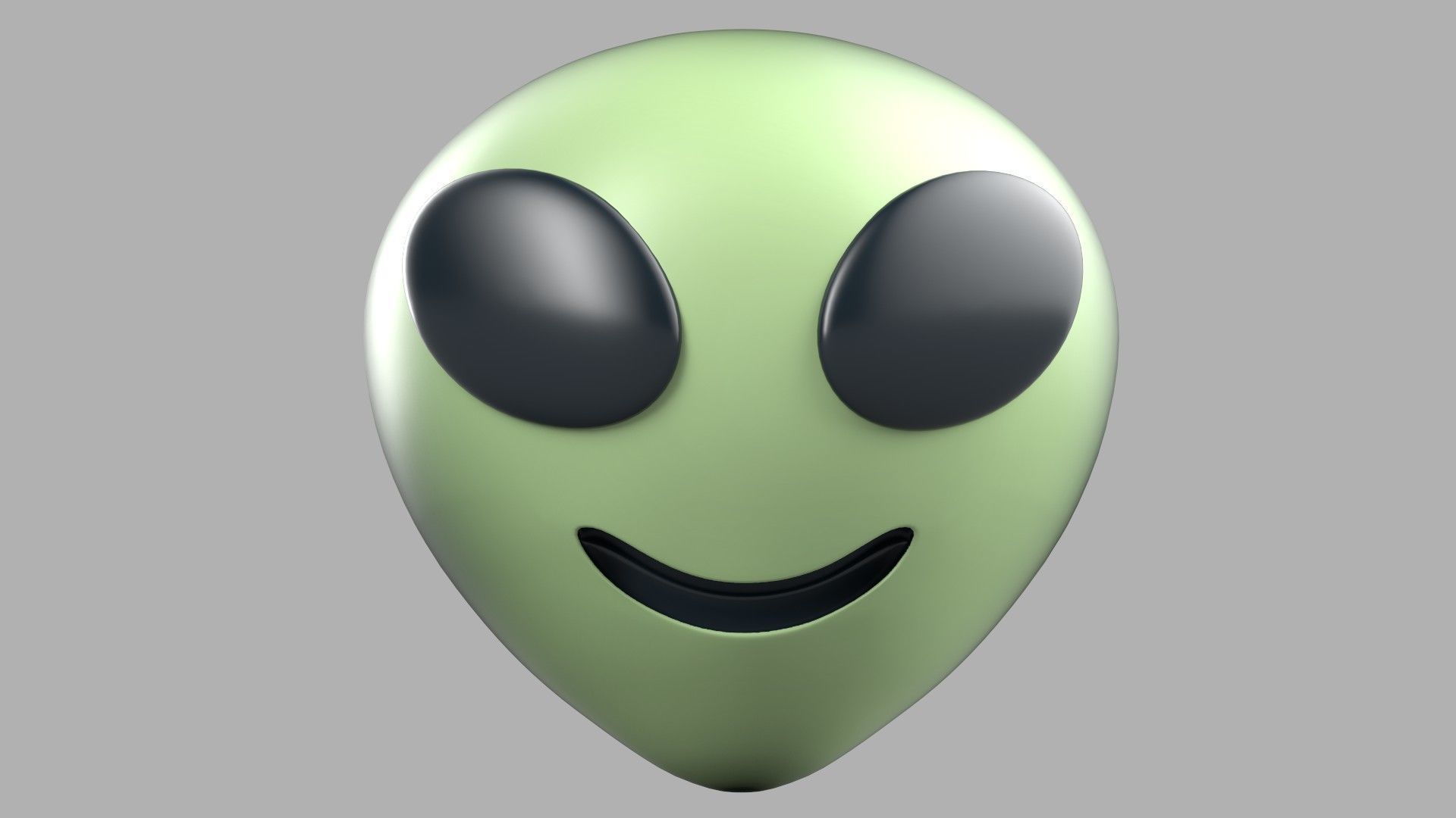 alien emoji 3D model_3