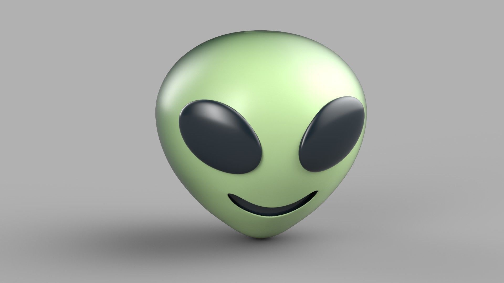 alien emoji 3D model_4